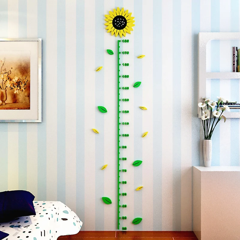 Children Kids Growth Height Chart Ruler Child Room Decor Wall Hanging Measure UK 