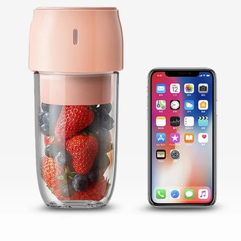 

Portable Blender, Smoothie Blender Usb Juicer Cup,10Oz Fruit Mixing Machine with 1200Mah Rechargeable Batteries
