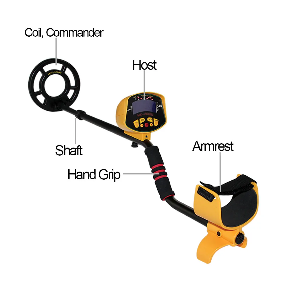 MD-3010 промышленный металлоискатель Подземный детектор металлическая длина регулируемый Охотник за сокровищами искатель портативный Охотник детектор