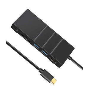 

USB HUB 3.0 Type-C To HDMI, Portable HDTV Converter Adapter For Android Phones For MacBook Pro Air 13 15 For Gigabie Ethernet #E