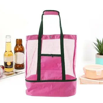 

Multi-function Large Capacity Beach Bag Picnic Camping Bag Insulation Package Organizer Preservation Travel Storage Thermal E0G7