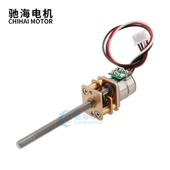 

ChiHai Motor CHS-GM12-10BY straight screw stepper motor length M3*33.6mm 2 phase 4 wire mini dc brushless Stepper gear motor
