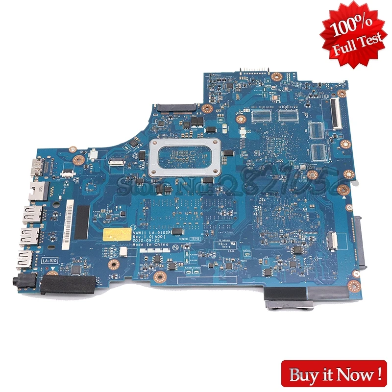 NOKOTION Latop материнская плата для ноутбука Dell inspiron 17R 5721 материнская плата для ноутбука CN-04J1FF 04J1FF VAW11 LA-9102P SR0N8 i5-3317U процессор тестирование материнской платы