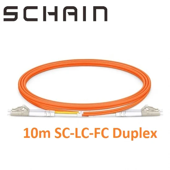 

10m LC SC FC PC UPC Patch Cord Duplex OM2 Multimode PVC 2.0mm Fiber Optic Patchcord Fibra Optica fibra optica cable