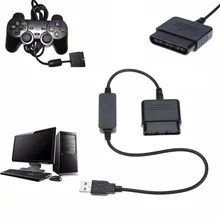 Универсальный конвертер кабель для sony PS3 игровой usb-адаптер, конвертер для геймпада кабель для sony PS2 игровой контроллер для ПК/PS3 консоли