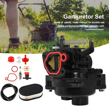 

Carburetor Set Home Garden Power Tools Lawn Mower Durable Plastic Easy Install Stable Outdoor Professional For Briggs Stratton