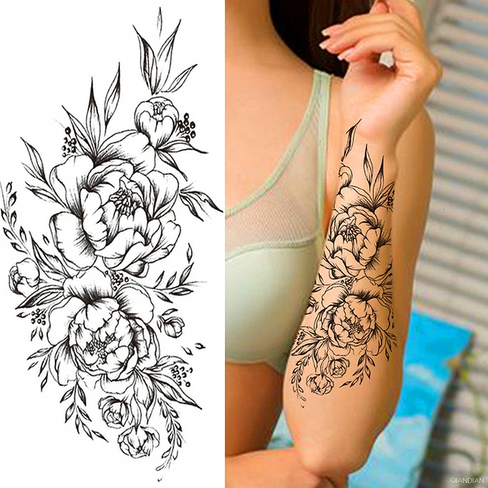 Aquarel Arm Brief Tijdelijke Tatoeages Mouw Engels Woord Lip Print Veer  Versieren Realistische Fake Body Vrouwen Totem Sticker - AliExpress, image size:1000x1000