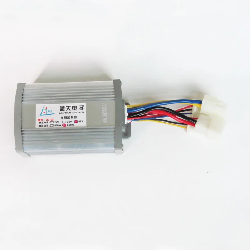 Контроллер электродвигателя с щеточным редуктором 48V800W для электрического