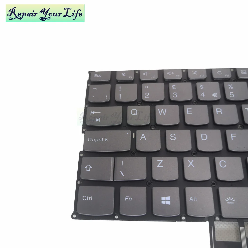 Computador Portátil Teclado Retroiluminado para Lenovo Ideapad C34014 14api 14iwl C740-14iml 730-15 15iwl 730-13ikb 530-14 530s-14 uk fr sp br Teclado de substituição - Imagem 4