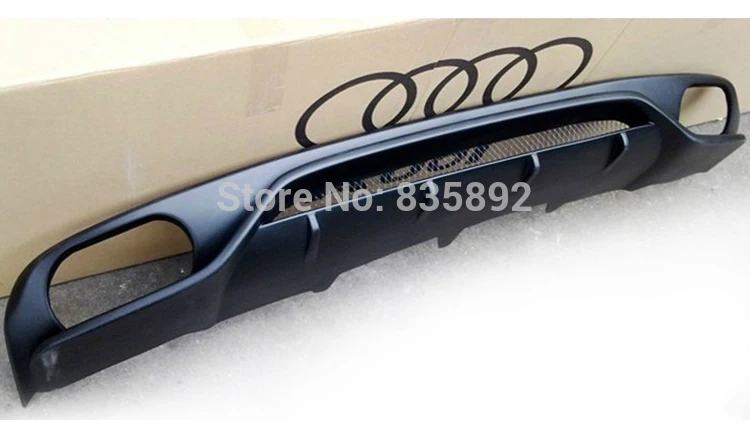 

PU primer AB-T style car rear bumper boot lip cover, auto rear bumper diffuser lip for Audi A4 B8 B8.5 2009-2015