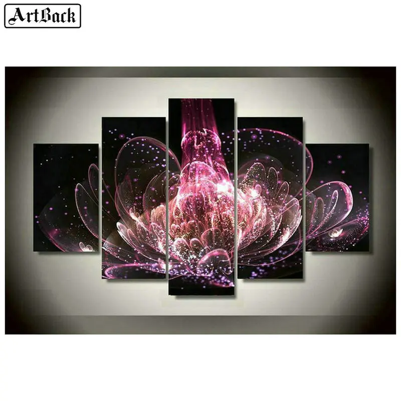 

5d diy diamond painting flowers full square landscape stickers diamond mosaic crafts diamond embroidery home decoration