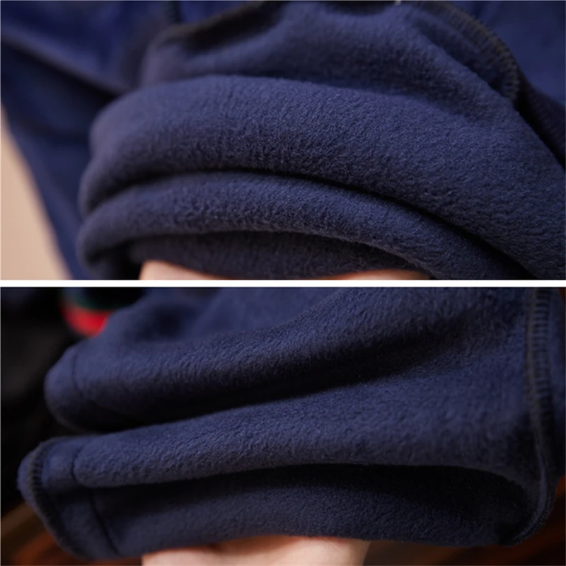 Большой размера плюс XL-4XLTracksuit для женщин комплект из двух частей толстовки брюки одежда Теплый Зимний бархат утолщение спортивный костюм Conjunto