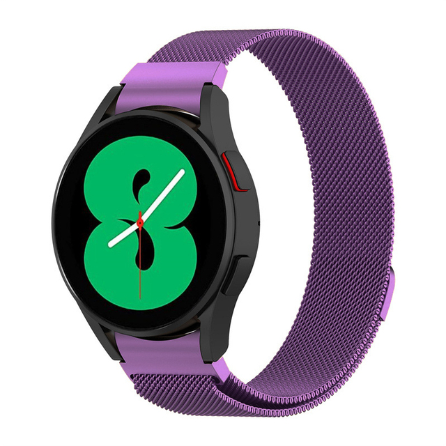 Gaps Magnetic Loop Strap For Samsung Galaxy Watch 4 Classic 46mm 42mm/Watch 4 44mm 40mm Wrist Band Curved end Metal Bracelet