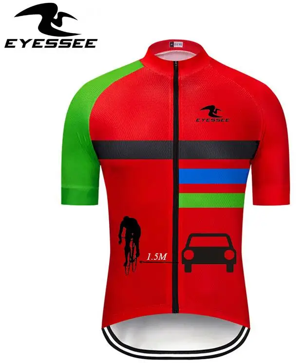 EYESSEE, для мастерской, расстояние 1,5 см, для велоспорта, Джерси, летняя мужская команда, для велоспорта, Джерси, велосипедные шорты, спортивный костюм, одежда для велоспорта - Цвет: jersey