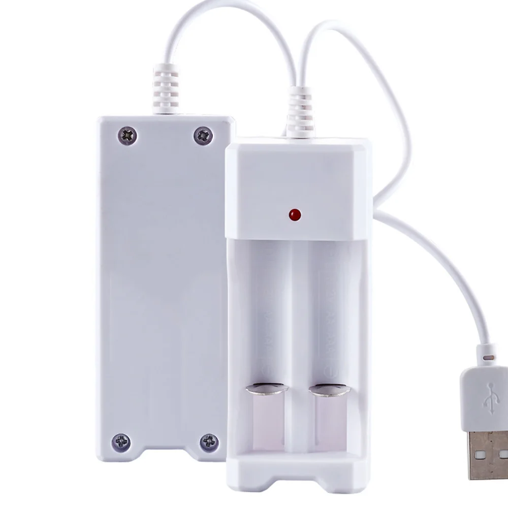 Новый USB разъем зарядное устройство Белый 2 слота AC 110V 220V двойной для 18650 зарядки 3,7 V литий-ионный Новый USB разъем зарядное устройство Белый 2 слота AC 110V 220V двойной для 18650 зарядки 3,7 V литий-ионный