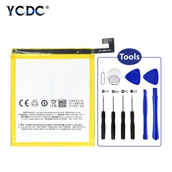 

3.85V BT68 Lithium Phone Batteries + Flex Cable + Repair Kit For Meizu M3 M3S M3S Mini Y685Q Y685C Y685M M688Q M688C M688M M688U