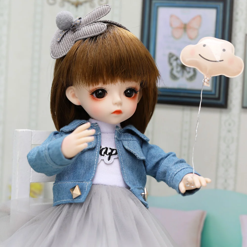 1/6Bjd кукла 30 см подарки для девочки 18 суставов кукла с одеждой DIY кукла лучшие подарки на год ручной работы игрушка косметика