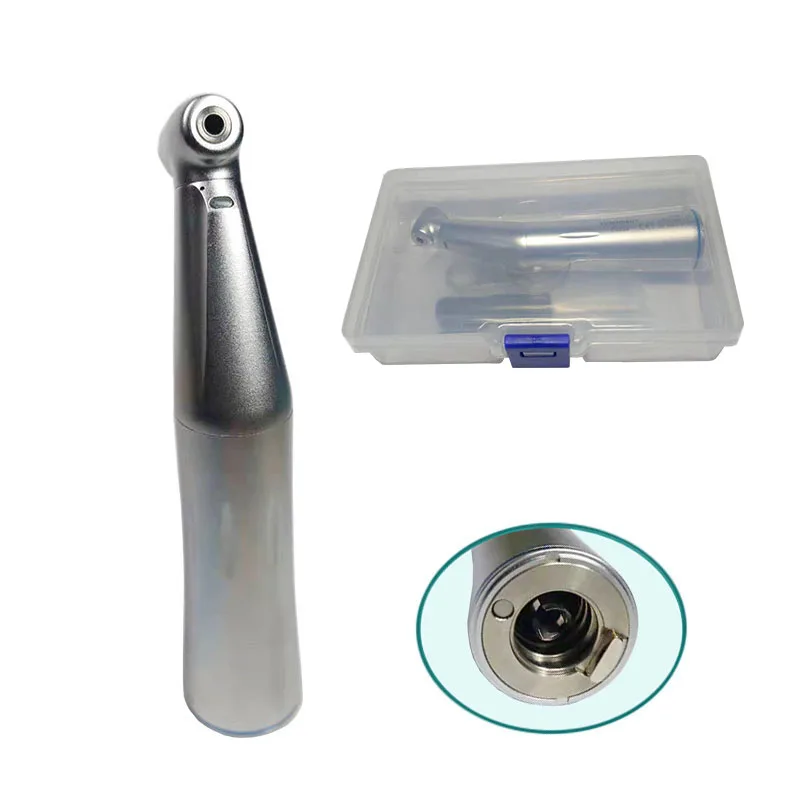 1 piece Dental Low Speed Handpiece Air Turbine Contra Angle Inner Water Spray Glass Rod Optic