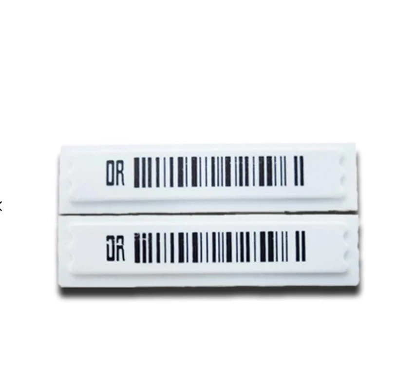 supermarket RF8.2Mhz eas system label deactivator in high speed+1000 piece 4X4cm barcode security label 