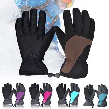 

Wholesale 1 Pair Winter Ski Gloves Non-slip Full Finger Gloves Warm Cycling Sports Glove G66