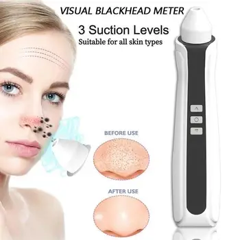 

USB Rechargeable Visual Blackhead Remover Pores Black Head Cleaner Vacuum 500X WIFI Microscope Camera