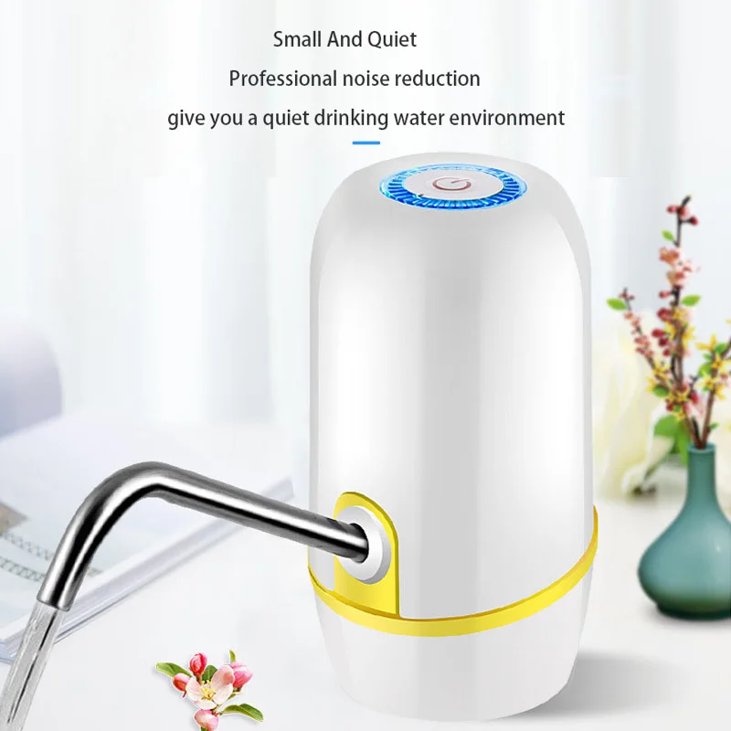 

Bottled Dispenser Pump Bottled Water Pump Electric Water Pump Creative Portable Rechargeable 1200mAh 304 Stainless Steel 4W