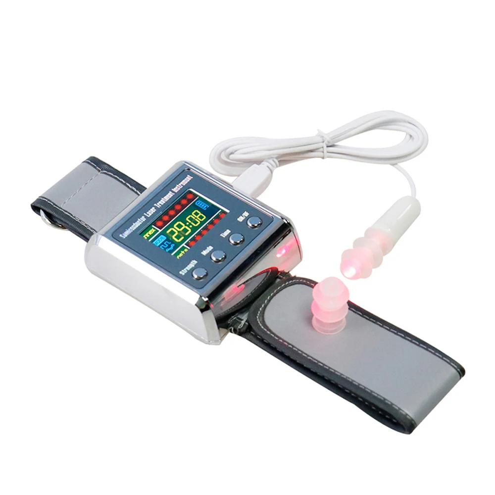 Бытовой 650 нм низкочастотный лазерный ФИЗИОТЕРАПЕВТИЧЕСКИЙ массаж диод запястья LLLT для лечения диабета гипертония терапия