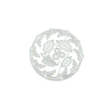 

Leaf Garland Metal Cutting Dies DIY Scrapbooking Paper Stamping Die Decor 95AA