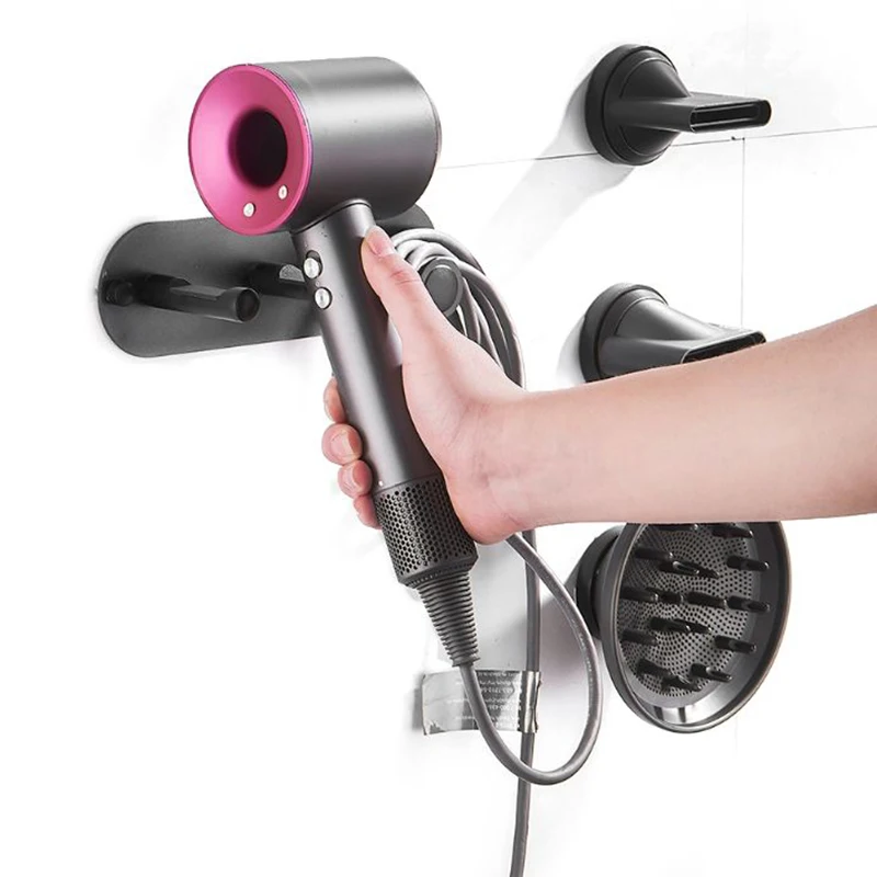 Nail-free для Dyson фен аксессуары для хранения держатель стойки сопла Вешалка Набор легко установить