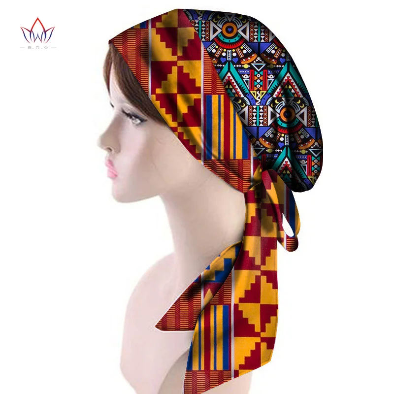 Fashion Print Women Inner Hijabs Cap African Head Scarf Turban Bonnet Ready To Wear Islamic Ladies Wrap Under Hijab Caps Wyb56