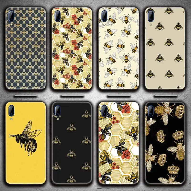 Роскошный итальянский бренд bee чехол для телефона Vivo Y91c Y17 Y51 Y67 Y55 Y7s Y81S Y19 V17 vivo s5 |