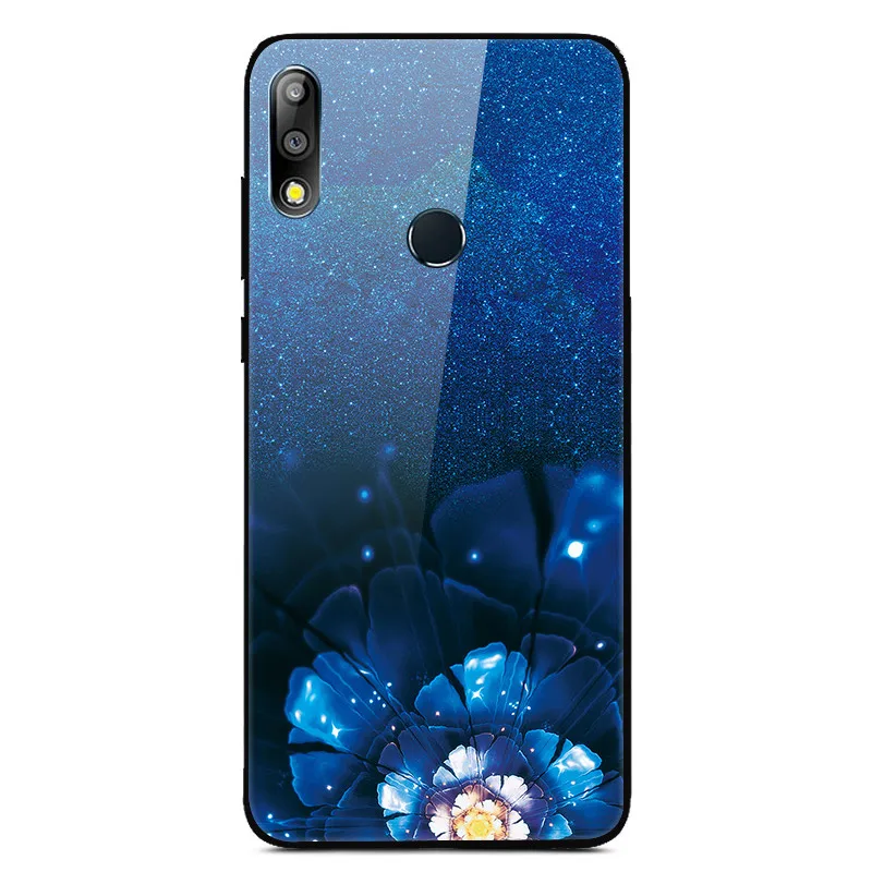10 Для Asus Zenfone Max Pro M2 ZB631KL чехол из закаленного стекла с принтом для задней крышки, Твердый чехол для Asus ZB631KL мягкий полиуретановый край чехол для телефона - Цвет: 10