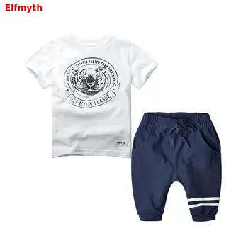 

2019 New Kids Clothes Costumes for Boys Summer Clothing Sets kids Hip Hop Clothing Tracksuits disfraz infantil Baby Cotton Roupa