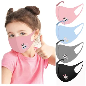 

5PCS Adult Washable Reusable Cute Cartoon Animals Outdoor Face Nose Cover Masks Mouth Muffle Respirator Masques Mondmaskers