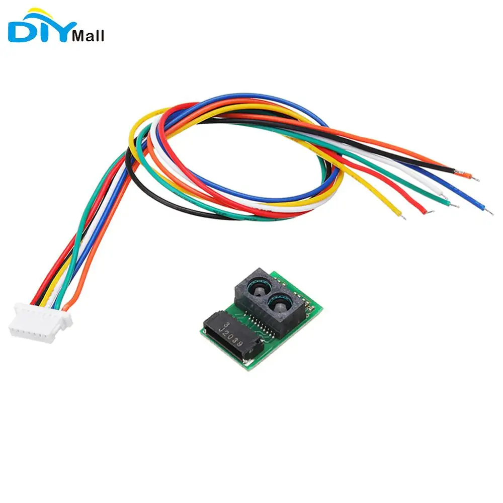 

GP2Y0E03 Infrared Ranging Sensor Module 4-50CM Distance High Precision I2C Output Replace GP2Y0D340K for Arduino