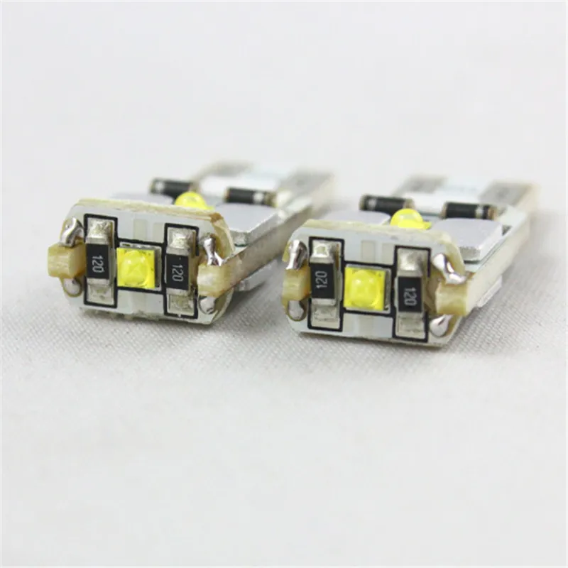 10 шт. T10 3SMD 9W T10 W5W 168 194 CANBUS Error Free светодиодный автомобиль Авто дневные ходовые огни, замена габаритный фонарь парковки лампы автомобиля светильник
