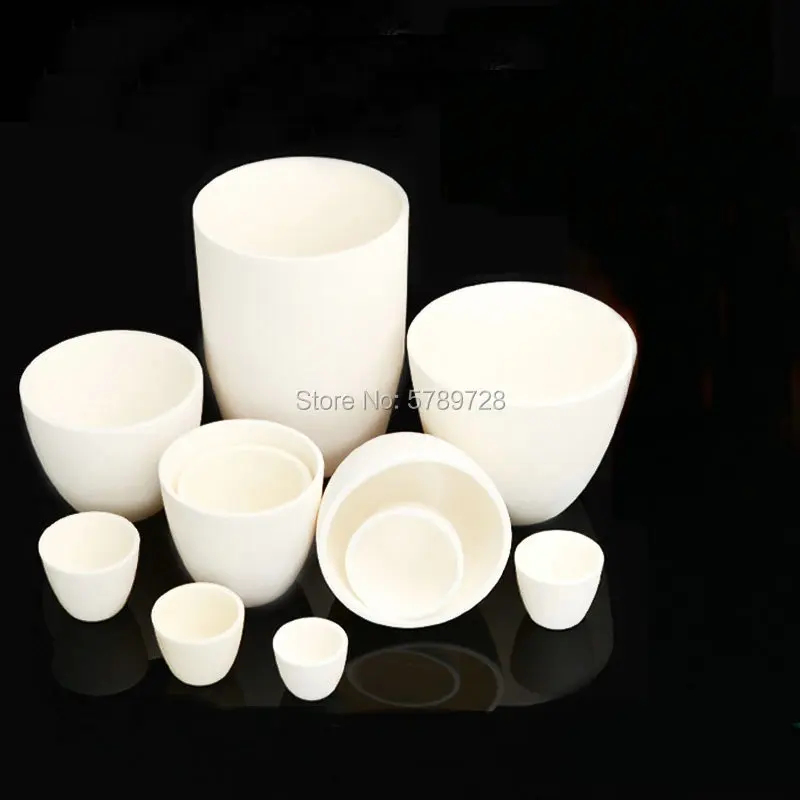 99% Alumina Crucible/Temperature 1600 degrees Corundum crucible without cover /A variety of specifications with dimensions |