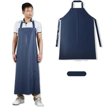 

1Pc Waterproof Greaseproof Apron Unisex Acid-Resistant Alkali-Resistant Heavy Duty Apron For Butchers Kitchen Delantal Cocina
