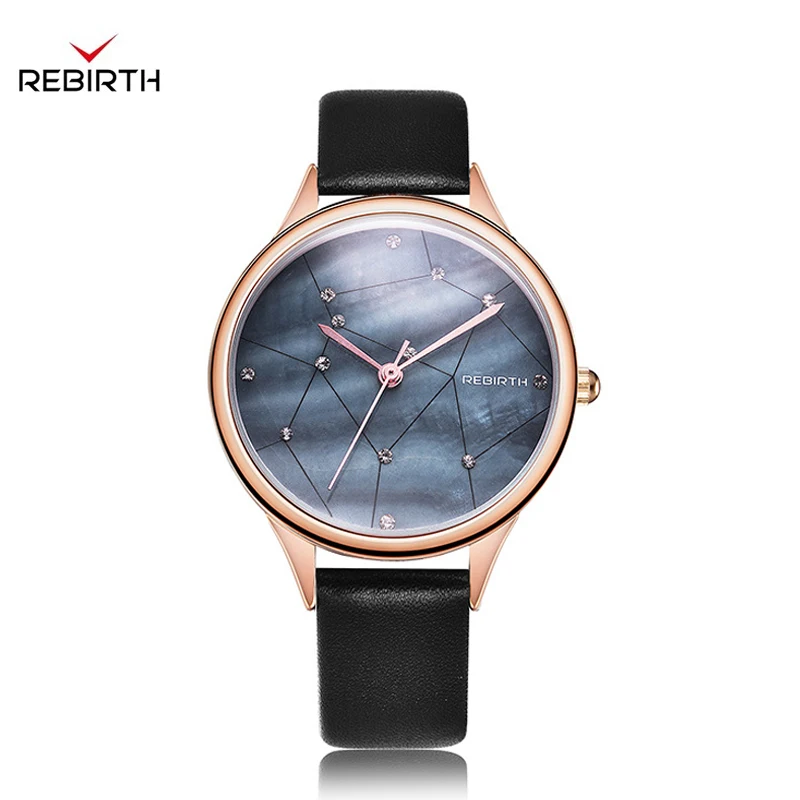 

Top Style Fashion Women's Luxury Leather Band Analog Quartz WristWatch rose gold Ladies Watch Women Dress Reloj Mujer