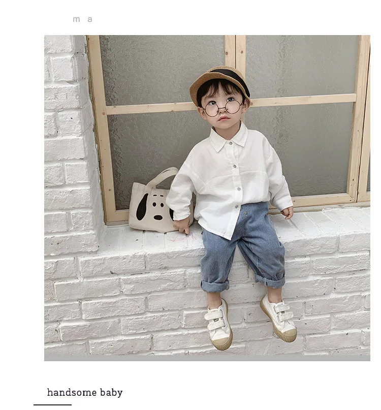 US Bud Mommy Childrenswear Boys' Long-sleeved Shirt Autumn Clothing New Style Korean-style Baby Casual Shirt KID'S Jacket