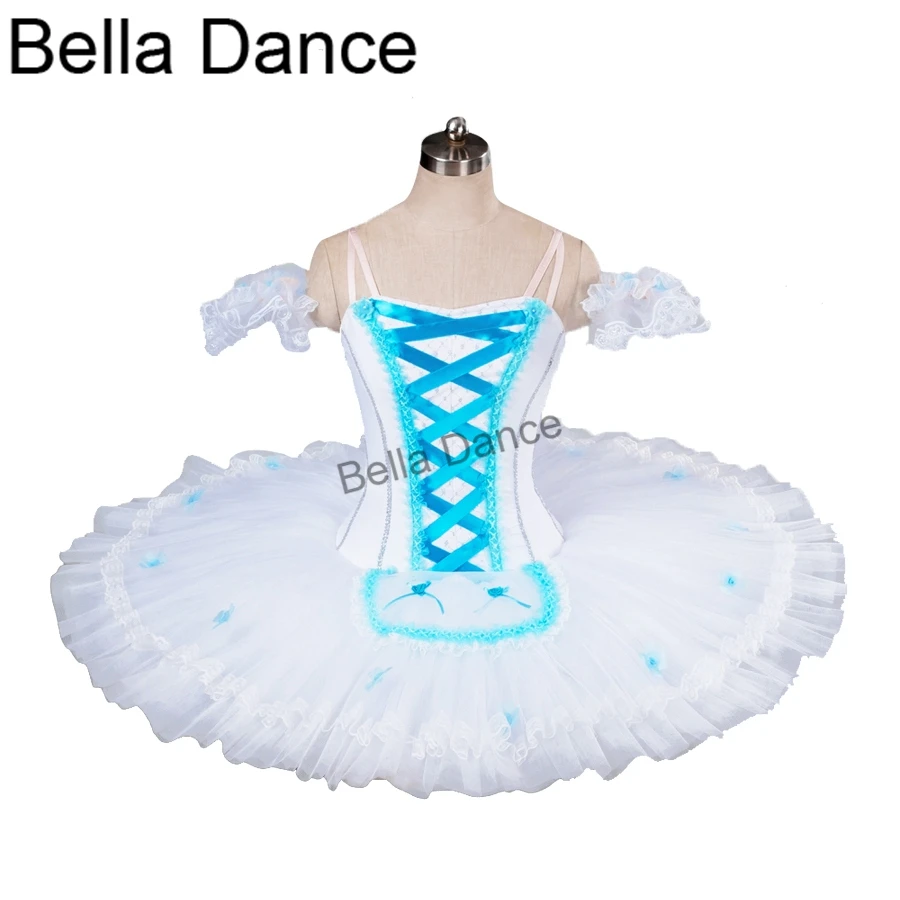 Women Professional Ballet Tutu Girls Adult Ballerina Coppelia Platter White Giselle Tutu Pancake CostumeBT8964