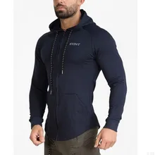 Muscle Brother Толстовка весна и осень Фитнес Спортивная куртка на молнии облегающий костюм для фитнеса Мужская AliExpress