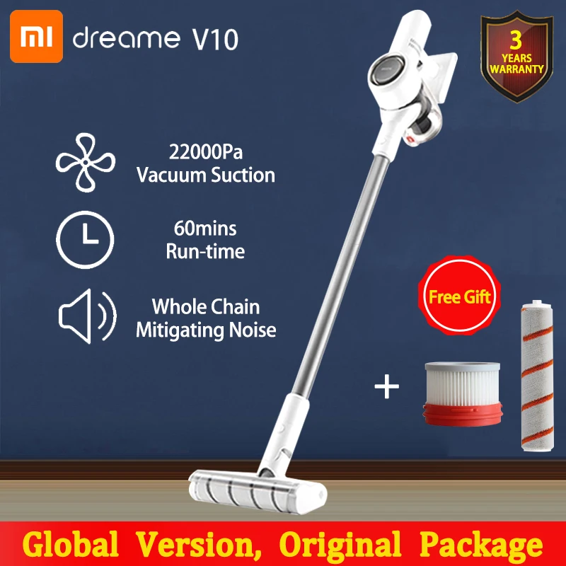 

Dreame V10 Boreas Vacuum Cleaner Handheld Portable Wireless Vacuum Cleaner Upgrade from Dreame V9 V9P 22kpa Suction