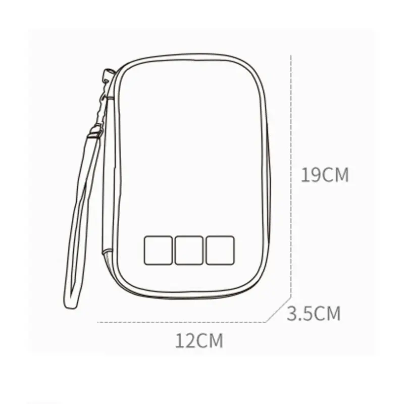 Новая мода путешествия водонепроницаемый электроники хранения сумка USB зарядное устройство органайзер для кабеля данных чехол