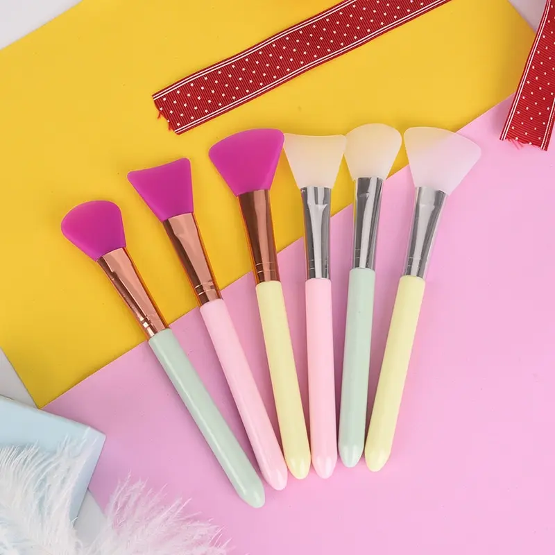 1pc Soft Silicone Face Mask Brushes Mixing Mud Makeup Skin Care Silica Gel Makeup Brush Beauty Tool