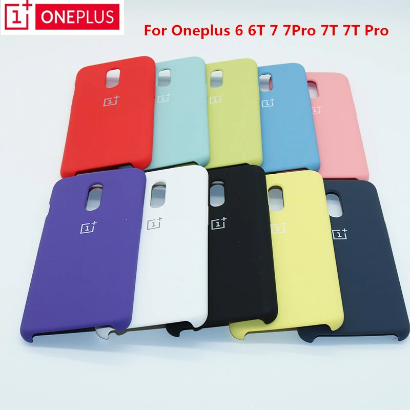 Чехол oneplus 7 из жидкого силикона для pro 6 t 7t однотонный оригинальный тонкий мягкий