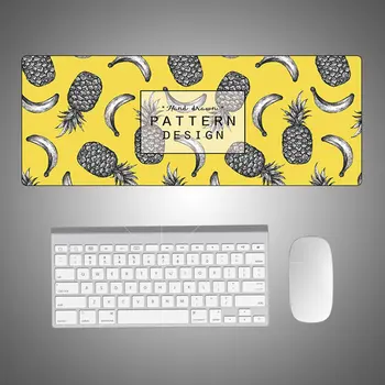 

Extra Large Mouse Pad Gaming Mousepad Anti-slip Fruit summer Pattern Gaming Mouse Mat with/without Locking Edge Four Size