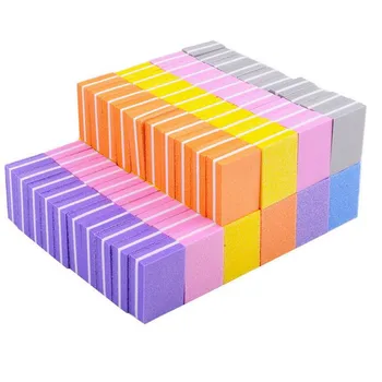 

100pcs/lot Nail File Sponge Nail Sanding Blocks UV Gel Polish Cuticle Remover Manicure Tools Nail Buffer Files Wholesale 30#9