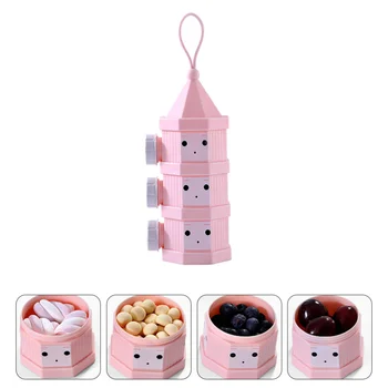 

Large Capacity Milk Powder Box Detachable Snacks Storage Container (3 Layers)