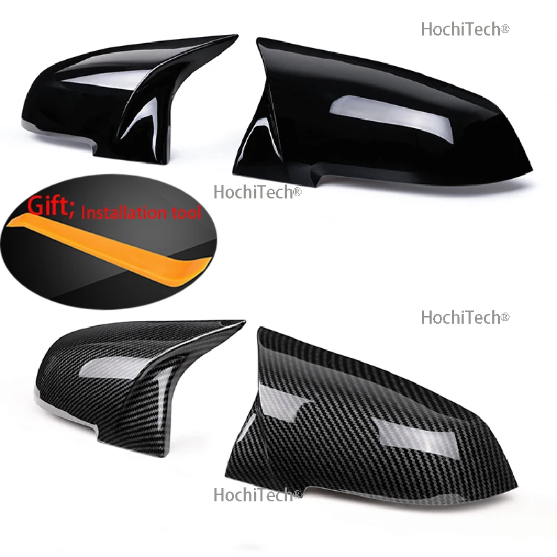 Mirror Cover For BMW 1 2 3 4 Series F20 F30 F31 F32 F36 2012-UP 320i 328i 330d 335i M3 M4 Look Replacement style Carbon Fiber